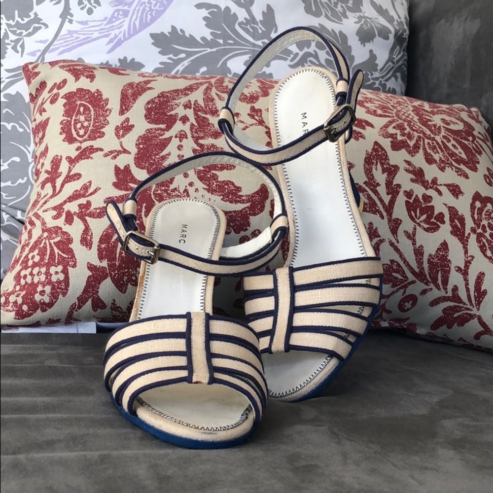 Marc Jacobs canvas sandals